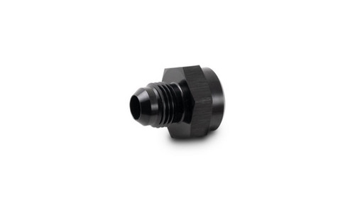 Vibrant 16523 Male AN to Female Inverted Flare Adapter -6AN x 5/8"-18 Black Anodized