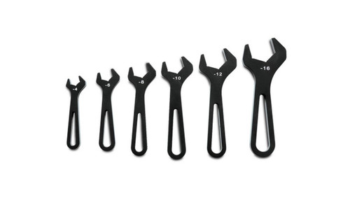 Vibrant 20989 AN Wrench Set -4AN to -16AN Black Anodized