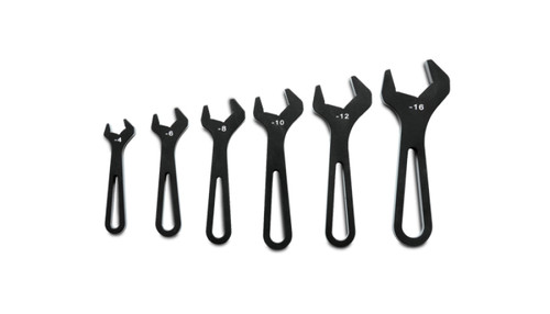 Vibrant 20989 AN Wrench Set -4AN to -16AN Black Anodized