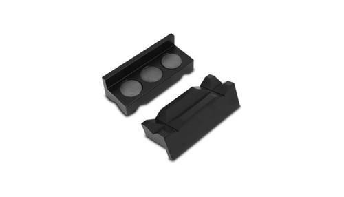 Vibrant 20990 Billet Aluminum Vise Jaws Black Anodized