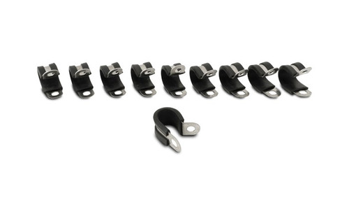 Vibrant 17194 Stainless Steel Cushion P-Clamp for 3/4" OD Hose - Pack of 10