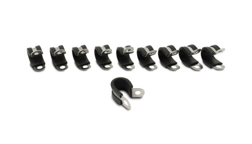 Vibrant 17194 Stainless Steel Cushion P-Clamp for 3/4" OD Hose - Pack of 10