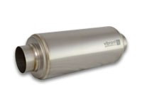 Vibrant 17535 CP1 Titanium Resonator - 3.5" Inlet/Outlet x 16" Long