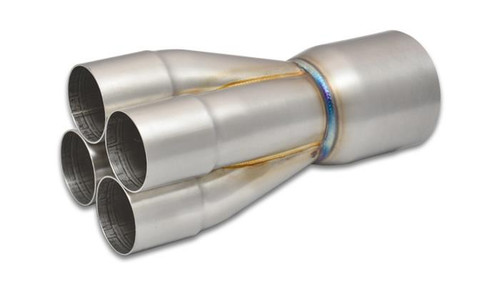 Vibrant 10308 4-1 Merge Collector, 2.00" Inlet I.D.; Merge 3.00"; Outlet 3.50"