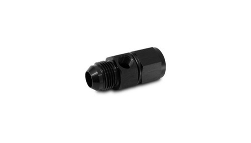 Vibrant 16488 Female to Male AN Flare Union Adapter -8AN with 1/8" NPT Black
