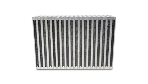 Vibrant 12857 Vertical Flow Intercooler Core 12"W x 8"H x 3.5" Thick 6061 Aluminum Bar and Plate