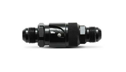 Vibrant 20808 Dry Break Quick Release Fitting -8AN Black