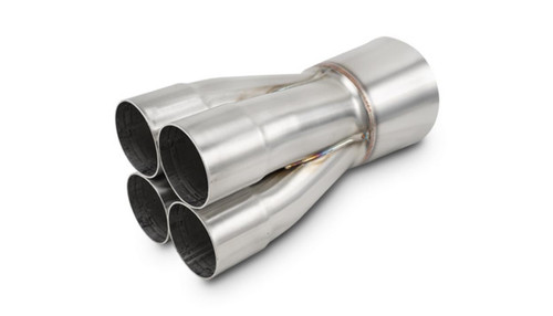 Vibrant 10317 4-1 Merge Collector, 2.25" Inlet I.D.; Merge 4.00"; Outlet 4.50"