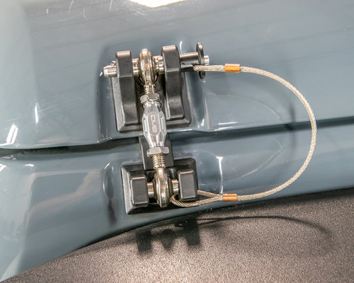 DV8 Offroad D-JP-190001-K Hood Latch for 2007-2018 Jeep Wrangler, Wrangler JK - Billet Aluminum