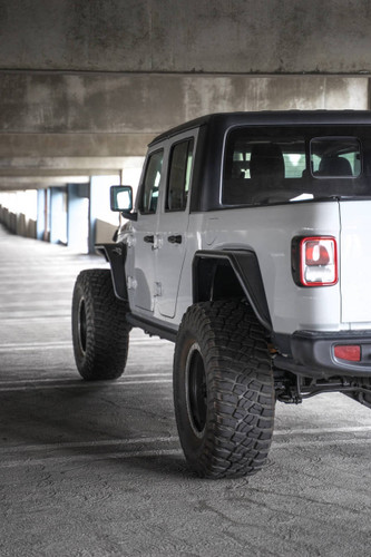 DV8 Offroad FDGL-06 Spec Series Fender Flares for 2020-2021 Jeep Gladiator - Micro-Texture Black Powder Coat