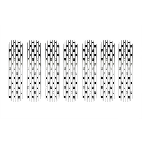 DV8 Offroad D-JP-190008-POLSH Grille Insert for 2007-2018 Jeep Wrangler, Wrangler JK - Billet Aluminum