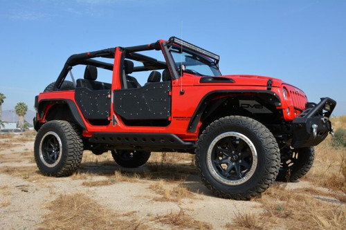 DV8 Offroad RDSTTB-01F Door for 2007-2018 Jeep Wrangler, Wrangler JK - Steel