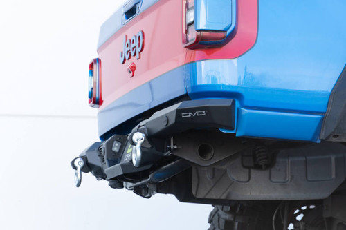 DV8 Offroad RBGL-09 Spec Series Rear Bumper for 2020-2021 Jeep Gladiator - 3.5Mm/5Mm Steel Plate