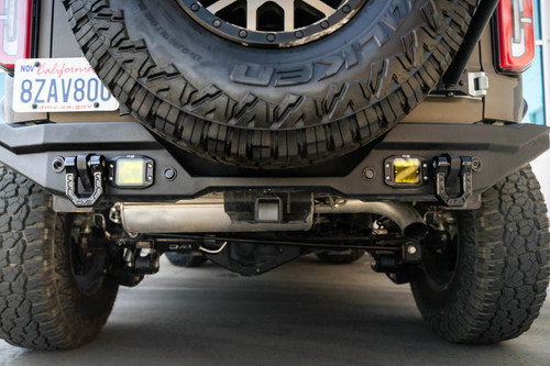 DV8 Offroad UNSK-01BL Elite Series D-Ring Shackles - 1-1/16" Steel, 7/8" Chromoly