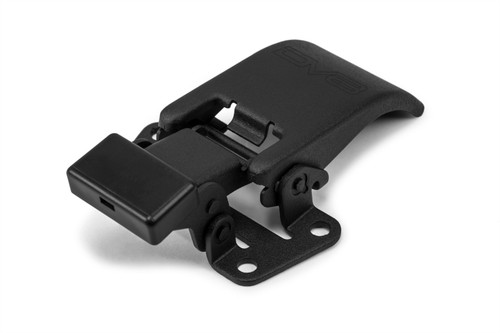DV8 Offroad HTJL-L Convertible Top Latch for 2018-2021 Jeep Wrangler - Black Powder Coat