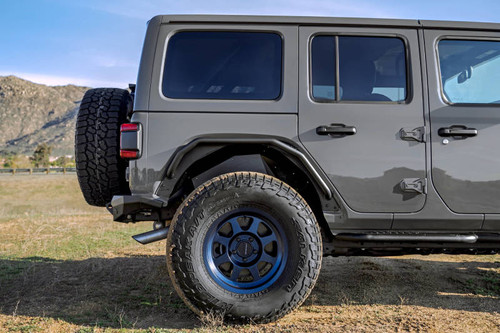 DV8 Offroad FDJL-06 Spec Series Tube Fenders for 2018-2021 Jeep Wrangler JL - Micro-Texture Black Powder Coat