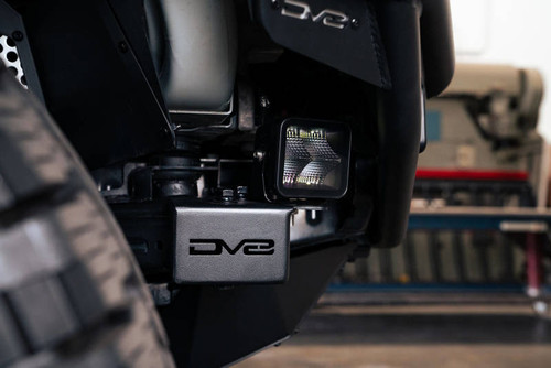 DV8 Offroad LBBR-07 Crash Bar Caps with Accessory Mount - Micro-Texture Black Powder Coat