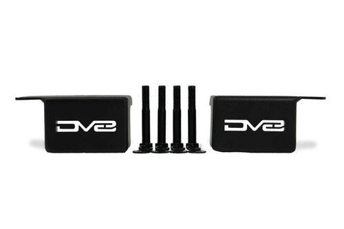 DV8 Offroad LBBR-07 Crash Bar Caps with Accessory Mount - Micro-Texture Black Powder Coat
