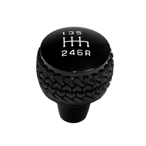 DV8 Offroad D-JP-181112-BK Manual Transmission Shift Knob for 2011-2018 Jeep Wrangler, Wrangler JK - Billet Aluminum