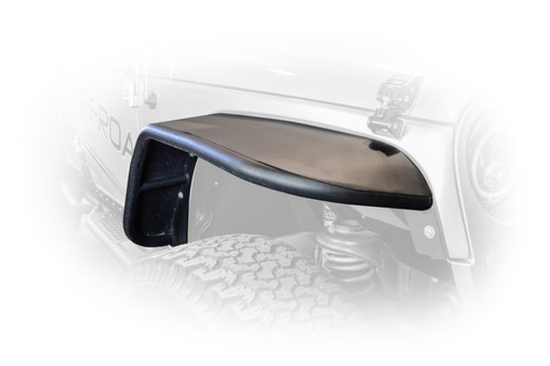 DV8 Offroad FENDB-02 Fender Flare for 2007-2018 Jeep Wrangler, Wrangler JK - Gloss Black