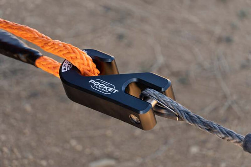 DV8 Offroad WBPF-01 Pocket Fairlead for Synthetic Rope Winch - 7075 CNC Aluminum