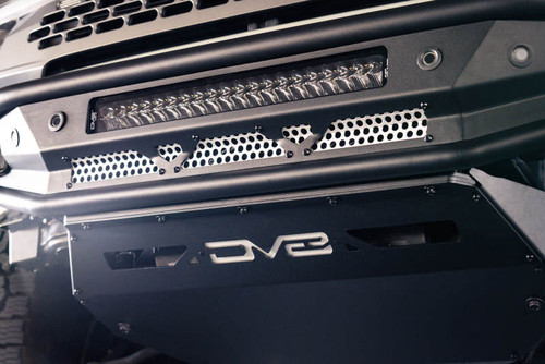 DV8 Offroad FBBR-04 Competition Series Front Bumper for 2021-2022 Ford Bronco - Micro-Texture Black Powder Coat