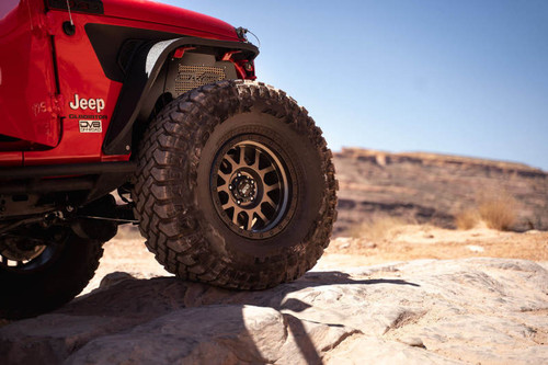 DV8 Offroad INFEND-03FB Fender Liner for 2018-2022 Jeep Gladiator, Wrangler, Wrangler JK - Black Powder Coat