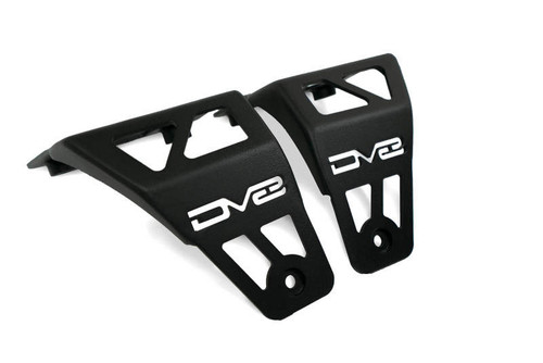DV8 Offroad LBJL-06 Light Bar Mounting Bracket for 2020-2022 Jeep Gladiator, Wrangler - Micro-Texture Black Powder Coat