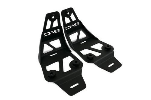 DV8 Offroad LBJL-06 Light Bar Mounting Bracket for 2020-2022 Jeep Gladiator, Wrangler - Micro-Texture Black Powder Coat