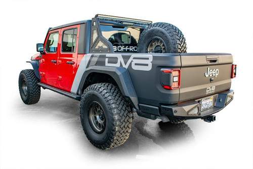 DV8 Offroad TCGL-02 Spare Tire Carrier for 2020-2021 Jeep Gladiator