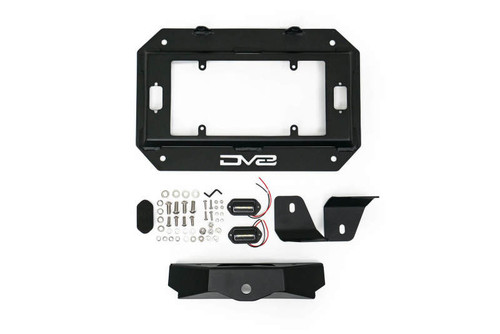 DV8 Offroad TSJL-03 Spare Tire Carrier Delete Plate for 2018-2022 Jeep Wrangler