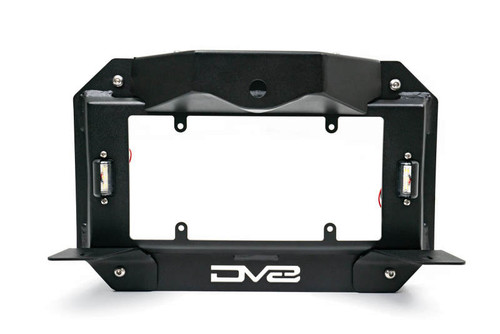 DV8 Offroad TSJL-03 Spare Tire Carrier Delete Plate for 2018-2022 Jeep Wrangler
