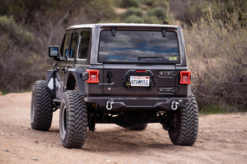 DV8 Offroad TSJL-03 Spare Tire Carrier Delete Plate for 2018-2022 Jeep Wrangler
