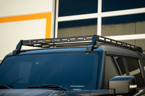 DV8 Offroad RRBR-02 Roof Rack for 2021-2023 Ford Bronco - 2Mm/3.5Mm Steel Plate, 1.2Mm Tube