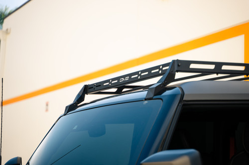 DV8 Offroad RRBR-02 Roof Rack for 2021-2023 Ford Bronco - 2Mm/3.5Mm Steel Plate, 1.2Mm Tube