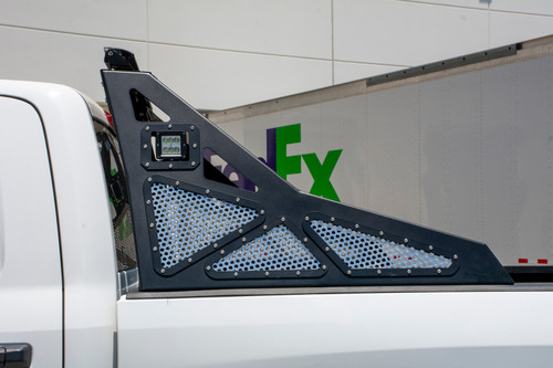 DV8 Offroad RRDR2-01 Truck Cab Protector / Headache Rack for 2010-2018 Dodge, Ram 2500, 3500, Ram 2500, Ram 3500 - Steel