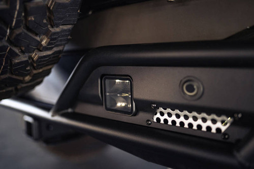 DV8 Offroad RBBR-04 Competition Series Rear Bumper for 2021-2023 Ford Bronco - 3.5Mm And 5Mm Steel Plate/1.5Mm Steel Tube