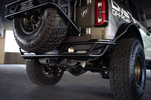 DV8 Offroad RBBR-04 Competition Series Rear Bumper for 2021-2023 Ford Bronco - 3.5Mm And 5Mm Steel Plate/1.5Mm Steel Tube