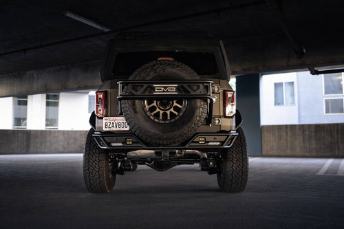 DV8 Offroad RBBR-04 Competition Series Rear Bumper for 2021-2023 Ford Bronco - 3.5Mm And 5Mm Steel Plate/1.5Mm Steel Tube