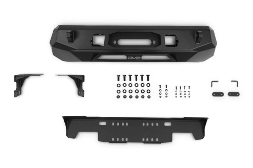 DV8 Offroad FBTT1-06 Center Mount Winch Front Bumper for 2016-2023 Toyota Tacoma