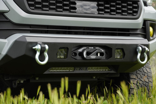 DV8 Offroad FBTT1-06 Center Mount Winch Front Bumper for 2016-2023 Toyota Tacoma