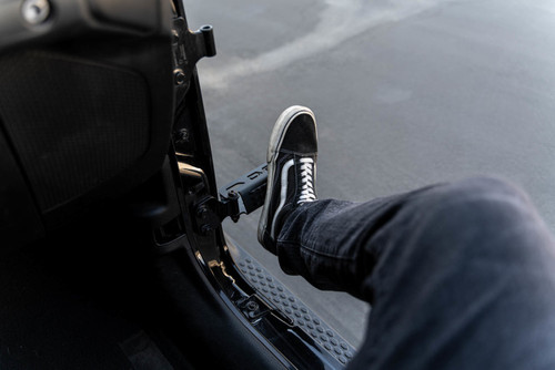 DV8 Offroad STJL-05 Foot Pegs for 2007-2022 Jeep Wrangler JK/JL, Gladiator - 4Mm & 5Mm Steel Plate