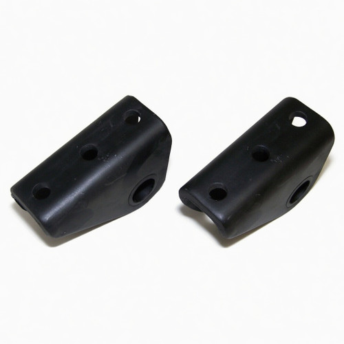 Crown Automotive J0645966 Leaf Spring Shackle Bracket 2-Pack for 1953-1975 Jeep CJ-3B/5/6 and 1946-1963 Willys w/ Silent Block Shackles