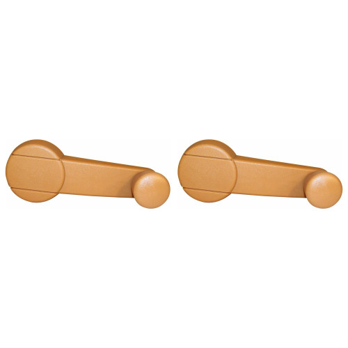 Crown Automotive 83505122 Tan Window Crank Handle 2-Pack for 1984-1996 Jeep XJ Cherokee, 1986-1992 MJ Comanche, 1993-1996 ZJ Grand Cherokee