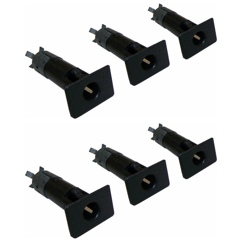 Crown Automotive 5FB63RXAK Cinder Dark Gray Door Pin Insert Kit 2-Pack (Full Vehicle Set, 6 Inserts) for 1987-2006 Jeep YJ & TJ Wrangler Half Doors