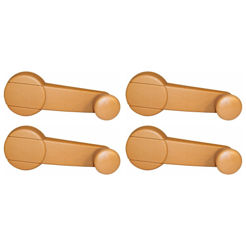 Crown Automotive 83505122 Tan Window Crank Handle 4-Pack (Full Vehicle Set) for 1984-1996 Jeep XJ Cherokee, MJ Comanche, 1993-1996 ZJ Grand Cherokee