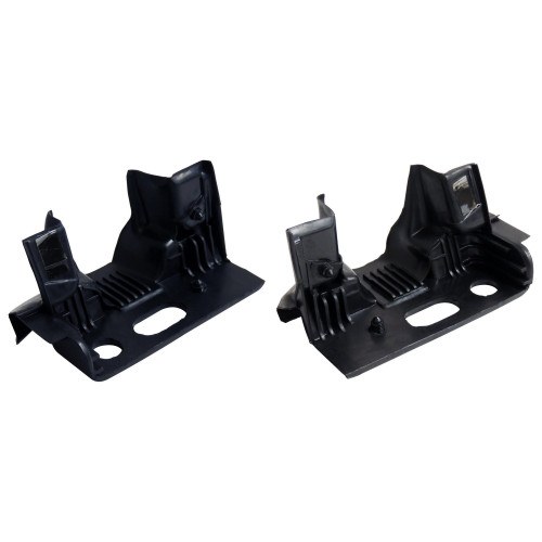 Crown Automotive 55395708AE & 55395709AE Left + Right Upper B-Pillar Seal Pair for 2007-2018 Jeep JK Wrangler Unlimited (4-Door), Black
