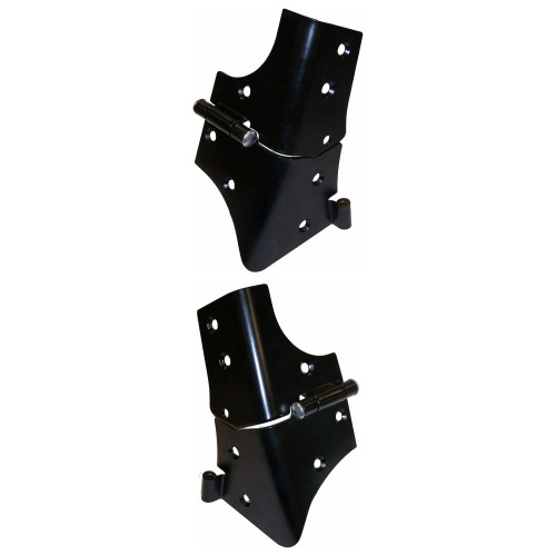 Crown Automotive 55075703AH Left Windshield Hinge - Fits 1997-2006 Jeep TJ Wrangler (Black Primed)