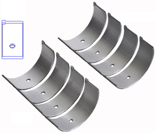 Enginetech BB1520.50 .50mm Undersize Rod Bearing Set for 1988-2009 Honda Acura Isuzu 2.0L-2.3L I4 - Complete Connecting Rod Bearing Set