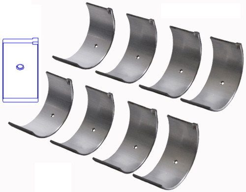 Enginetech BB1085STD Standard Rod Bearing Set for 1983-1998 Dodge Plymouth Hyundai 1.6L-2.4L I4 - Complete Connecting Rod Bearing Set